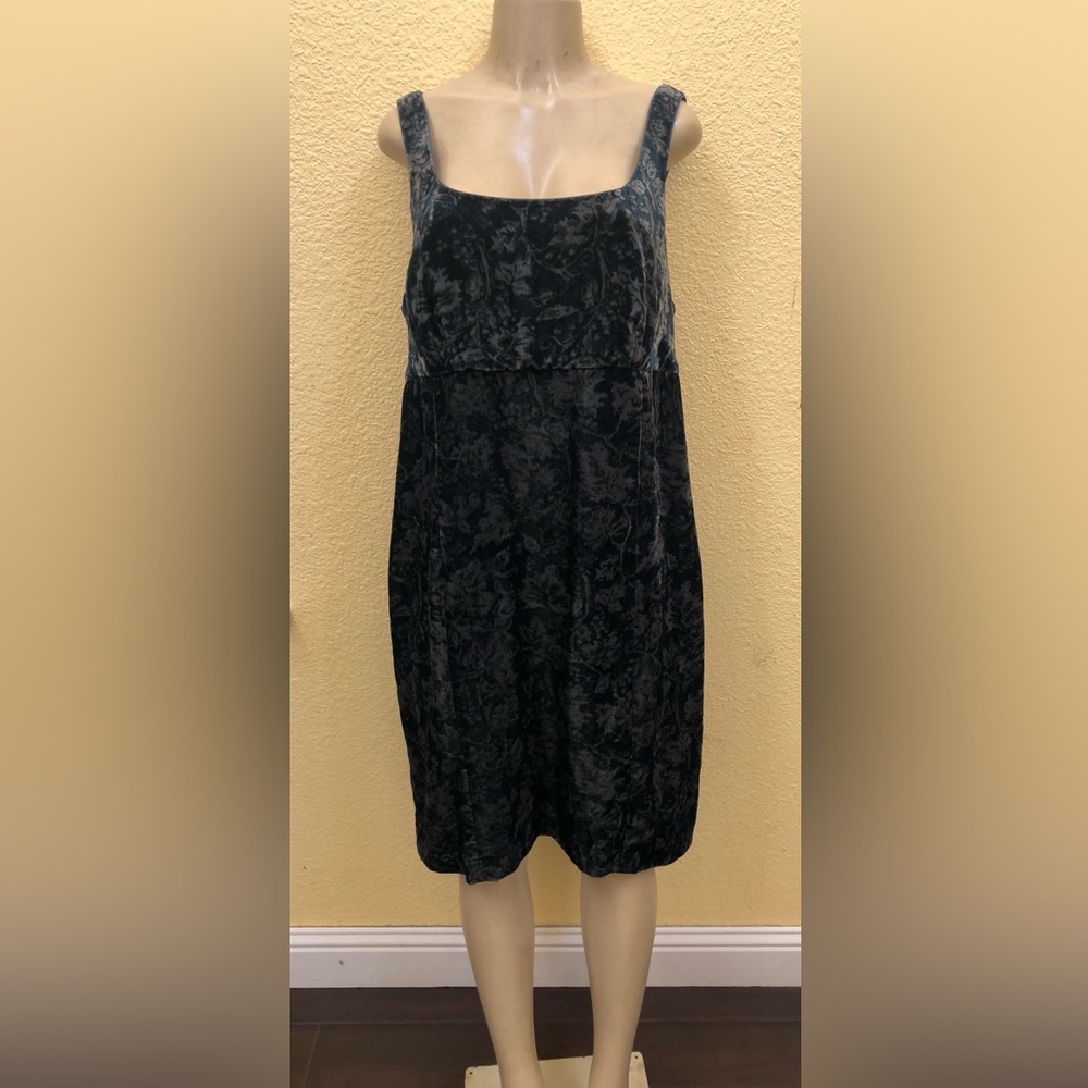 Peruvian Connection velvet green dress size 18